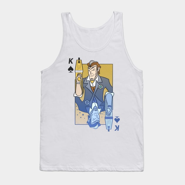 Handsome Jack as the King of Spades Tank Top by sbsiceland